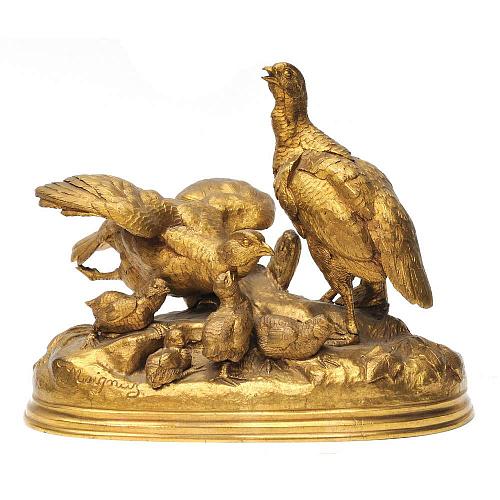 Композиция "Семейство куропаток"