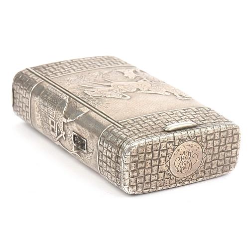 Портсигар «Русская тройка»