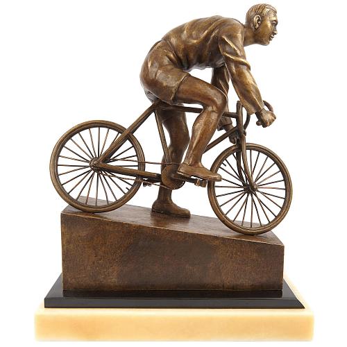 Скульптура в стиле Арт-деко «Велосипедист»