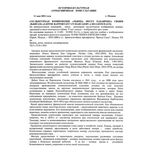 Экспертное заключение МК РФ Дементьева Л.А.