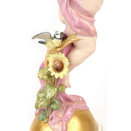 Парные скульптуры «День и Ночь». Мейссен.