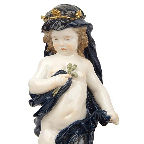 Парные скульптуры «День и Ночь». Мейссен.