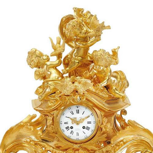 Каминный гарнитур в стиле Людовика ХV. Франция.