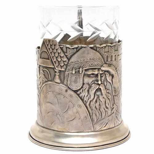 Подстаканник "Богатырь у кремля".