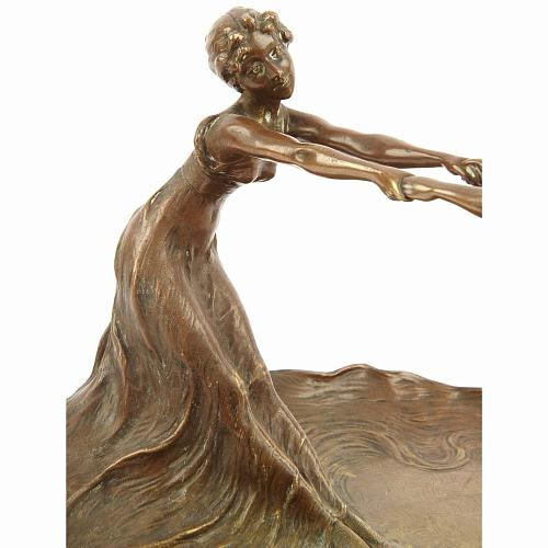 Ваза в стиле Модерн «Танцующие». Бергман.