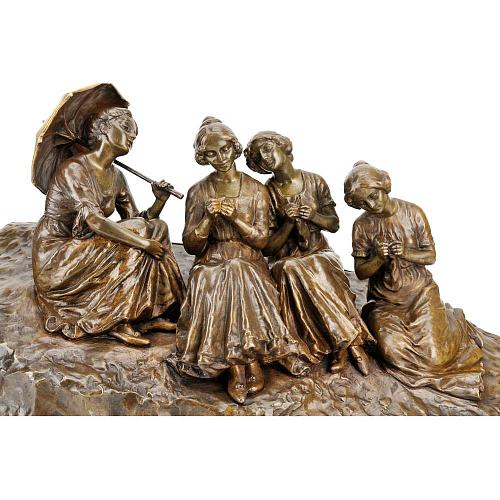 Кашпо "Вязальщицы" STRICKENDE MADCHEN