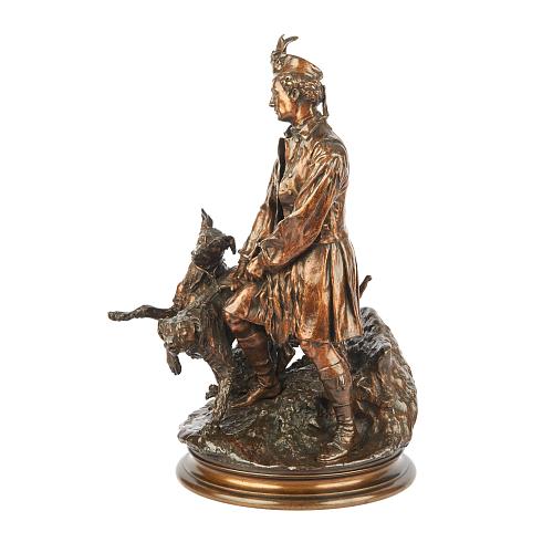 Скульптуры парные «Шотландские охотники». Мене.