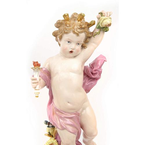 Парные скульптуры «День и Ночь». Мейссен.