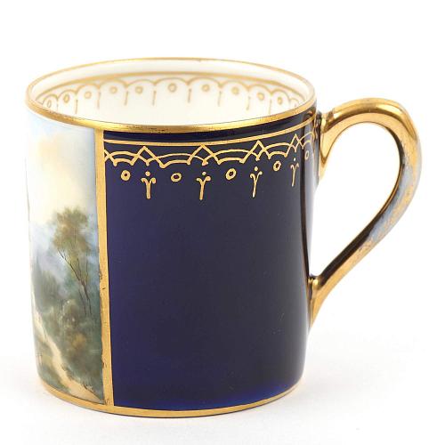 Чашка с блюдцем «Карловы Вары». Вена.