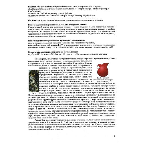 Старинная серебряная пивная кружка «Старый Мюнхен». 