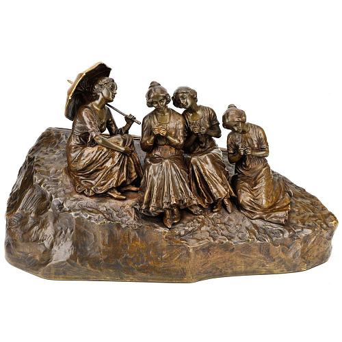 Кашпо "Вязальщицы" STRICKENDE MADCHEN