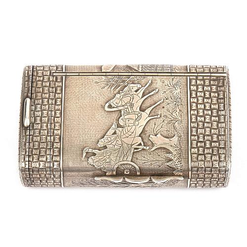 Портсигар «Русская тройка»