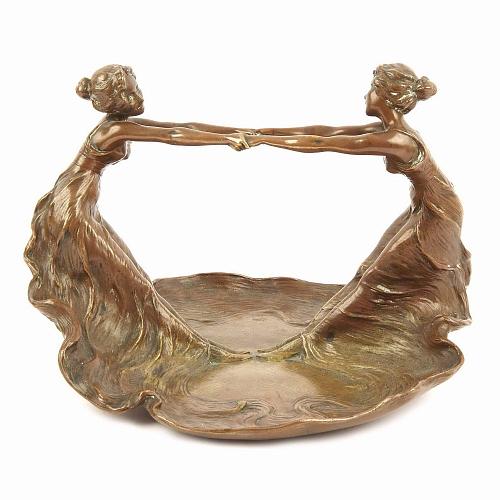 Ваза в стиле Модерн «Танцующие». Бергман.