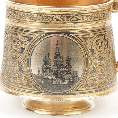 Подстаканник «Московские святыни». Овчинников.