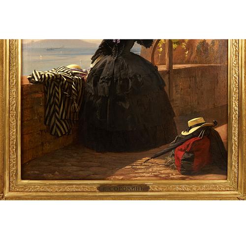 Картина «Терраса с видом на Везувий» Е.Сорокин