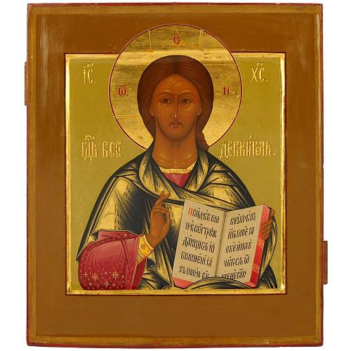 Икона Господь Вседержитель в окладе Мстёра