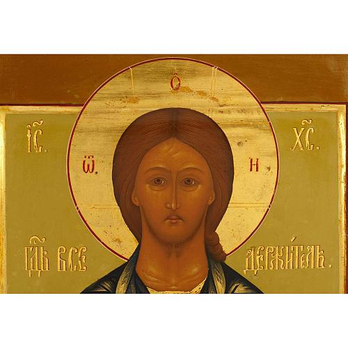 Икона Господь Вседержитель в окладе Мстёра