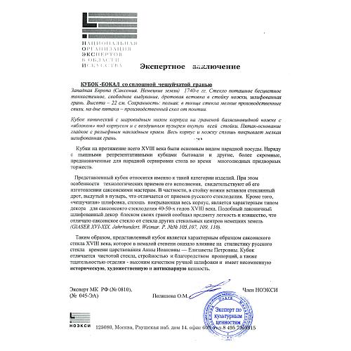 Экспертное заключение