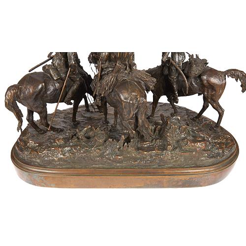 «Донские казаки – фуражиры». Лансере.