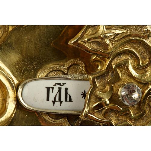 Икона Господь Вседержитель в окладе Мстёра