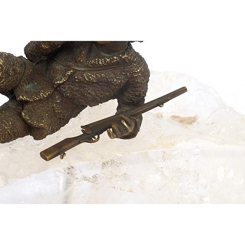 Пресс-папье "Отдыхающий охотник"