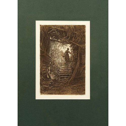 Офорт И.И.Шишкина «Крестьянка» 1875