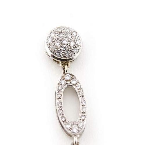 Серьги с бриллиантами и нефритом природным