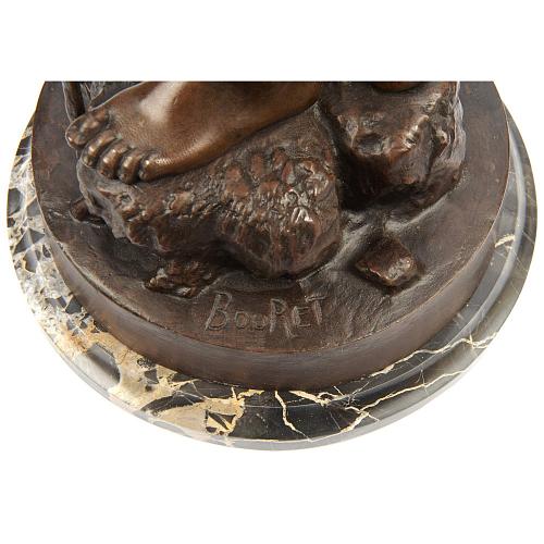 Скульптура кабинетная «Ловец крабов». Э. Буре.