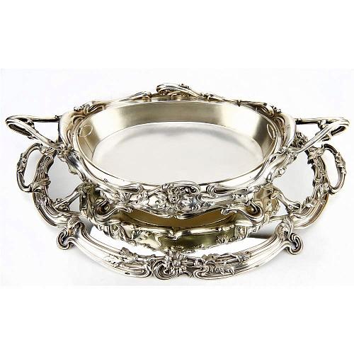 Жардиньерка в стиле модерн на подносе