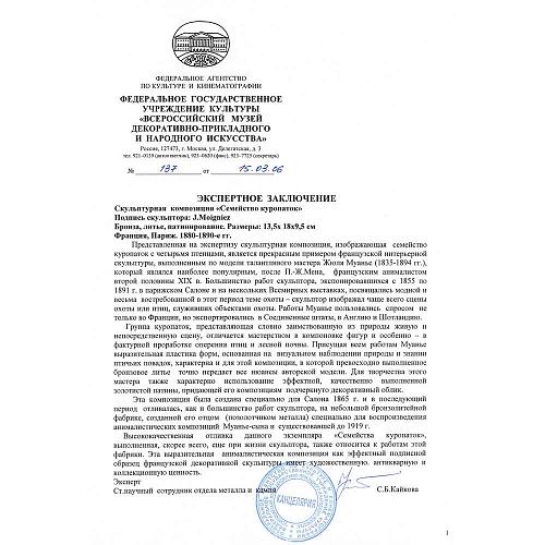 Экспертное заключение ВМДПиНИ