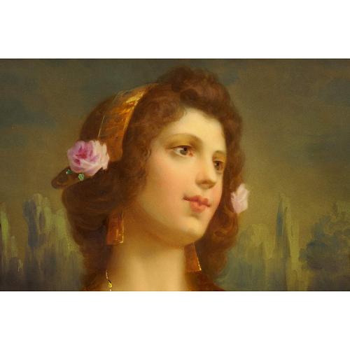 Фарфоровый пласт "Тициана". Вена.