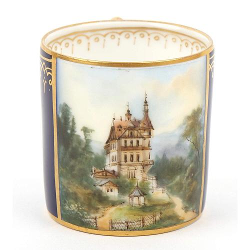 Чашка с блюдцем «Карловы Вары». Вена.