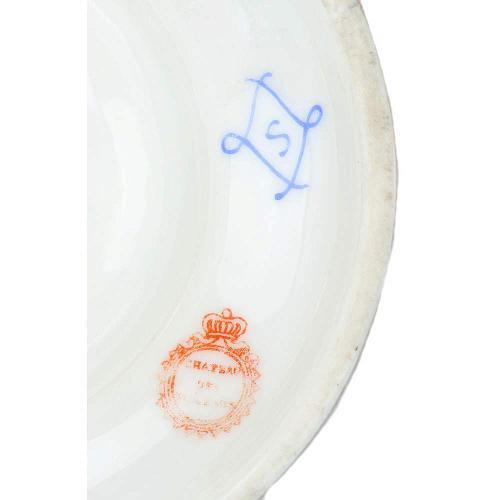 Вазы парные с крышками "Галантные сцены"