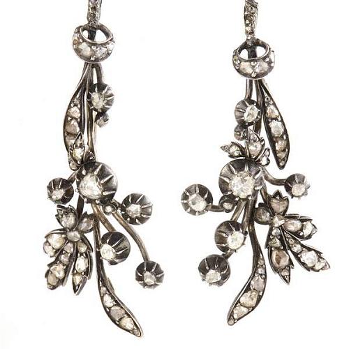 Серьги с бриллиантами и алмазами