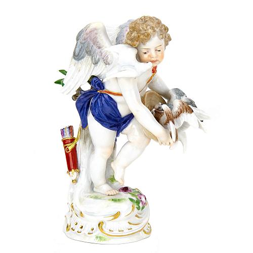 Амур с голубями. Мейссен