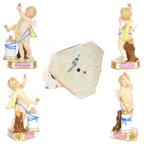 «Амуры с девизами». Meissen.