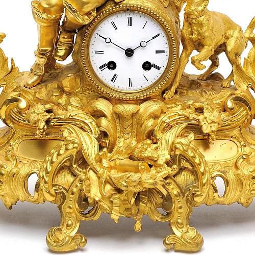 Каминные часы "Охотник"