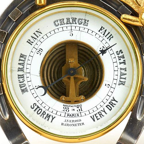 Настольные часы-барометр "Подкова"