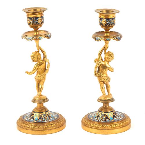 Подсвечники парные "День и Ночь"