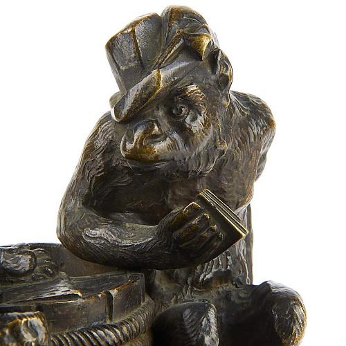 Чернильница "Игра в карты"