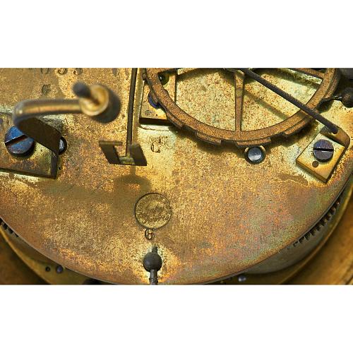 Часовой, каминный гарнитур "Воины играющие в кости"