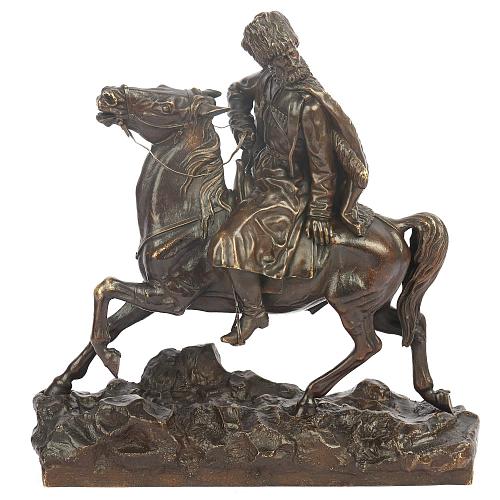 Скульптура «Линейный казак». Напс