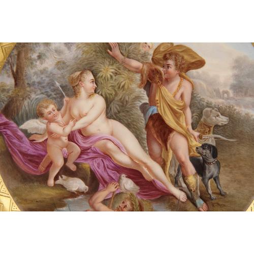 Блюдо «Адонис и Венера». Старая Вена