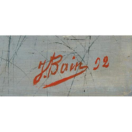 Картина "Рыбак на реке"