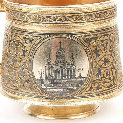 Подстаканник «Московские святыни». Овчинников.