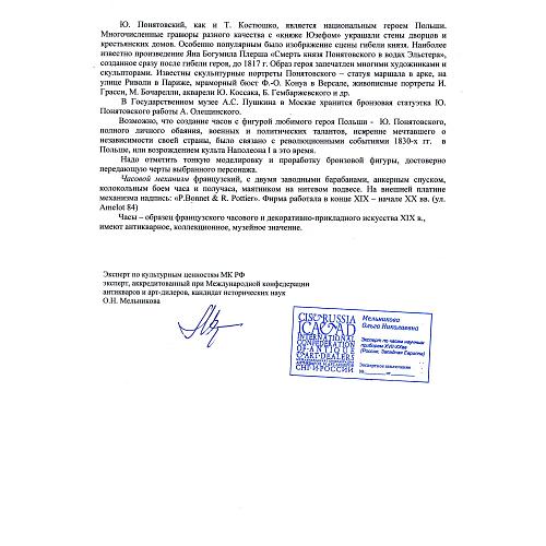 Экспертное заключение МК РФ О.Н. Мельникова