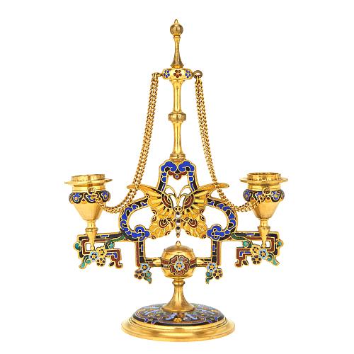 Подсвечник на две свечи "Бабочка"