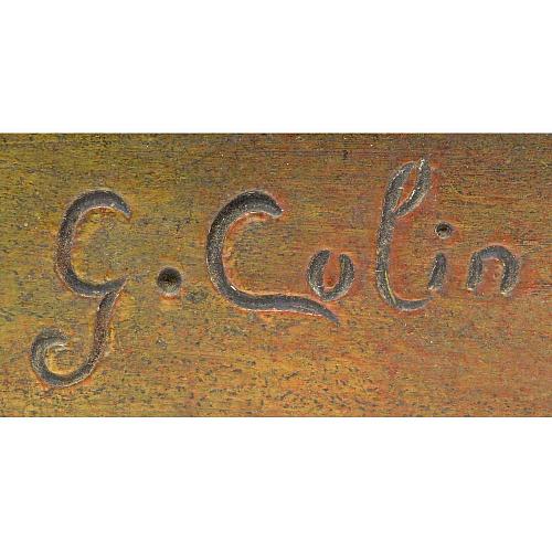 Статуэтка "Кузнец с молотком у наковальни"