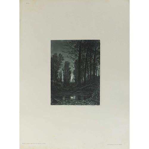Офорт И.И.Шишкина «Зорька» 1876