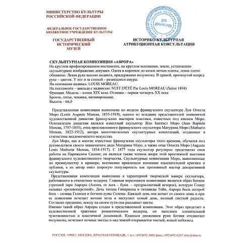 Экспертное заключение ГИМ